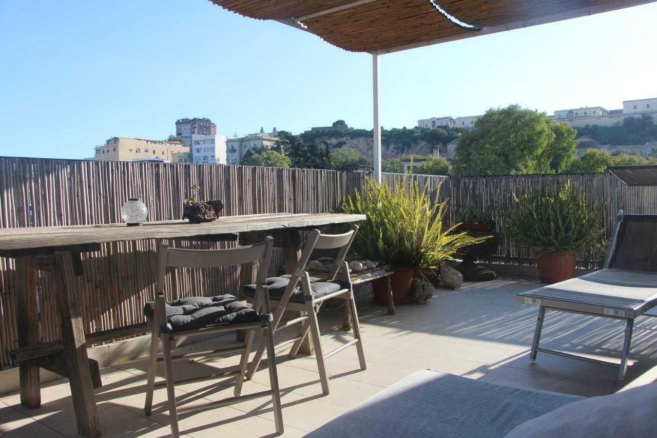 칼리아리 Mini Attico Panoramico Con Terrazza 아파트 외부 사진
